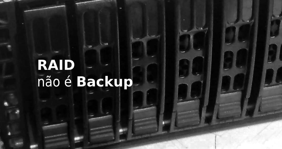 sdctech's tweet image. SEGURANÇA DOS DADOS: RAID NÃO É BACKUP

Antes um termo corriqueiro e inerente às atividades de TI, o Arranjo Redundante de Discos Independentes vem se tornando um assunto mais próximo do usuário.

Confira neste artigo.
sdc.com.br/raid/