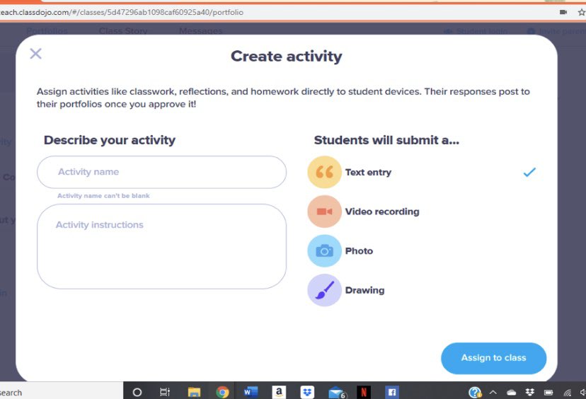 cassievalley's tweet photo. Thankful for @classdojo which allows me to practice #remotelearning!

I am able to continue to teach, do fun activities and stay connected with my kiddos and parents! What makes this #quarantine easier is seeing my students posting videos/pictures of themselves learning. https://t.co/On0W5GSNqS