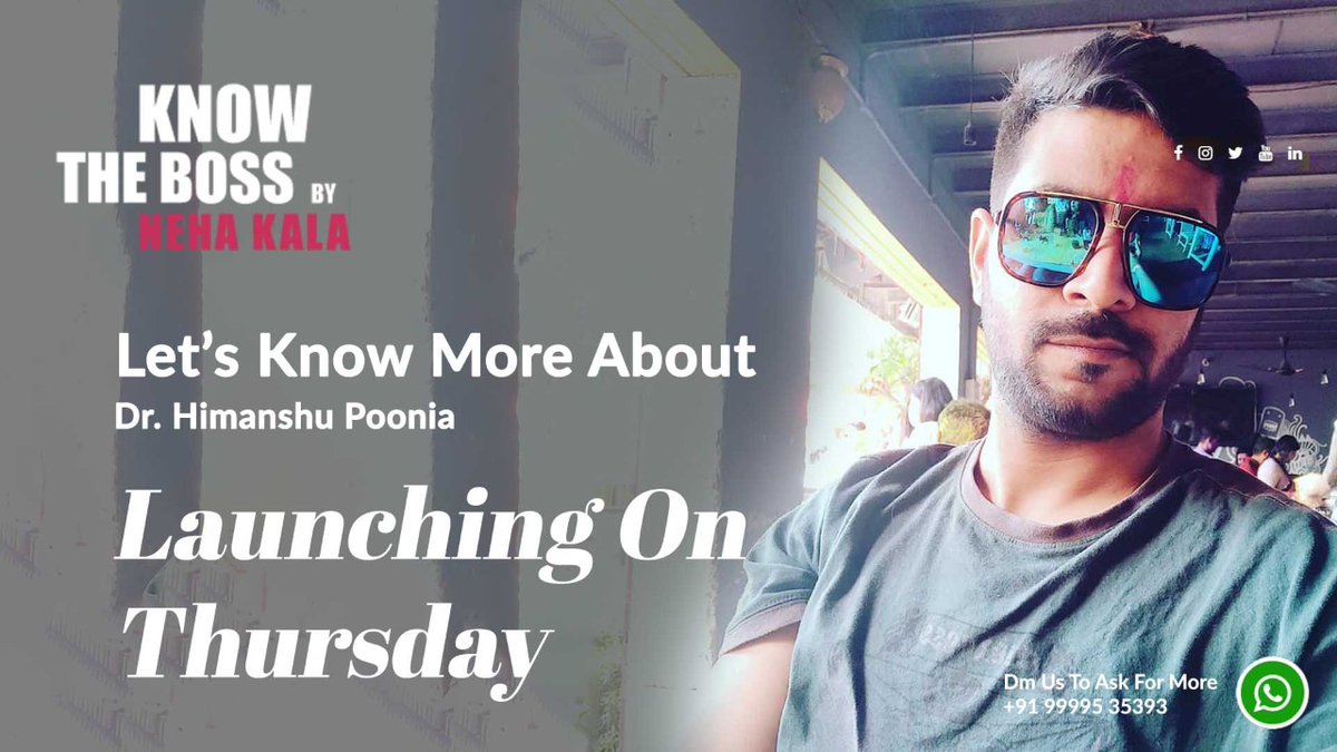 TheRedVelvetC's tweet photo. Super Excited.. when things are not under control, you should work a bit extra and turn the time positive.. Well used Isolation time .. #KnowTheBoss-A Webseries Launching on Thursday...
Shukrana Saiyaa
#NehaKala #KnowTheBoss https://t.co/KJg52j6t7a