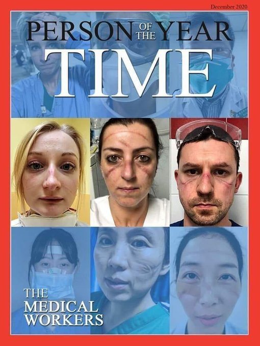 RT if you agree with this cover of <a href="/TIME/">TIME</a>  december 2020
#medicalworkers #COVID19