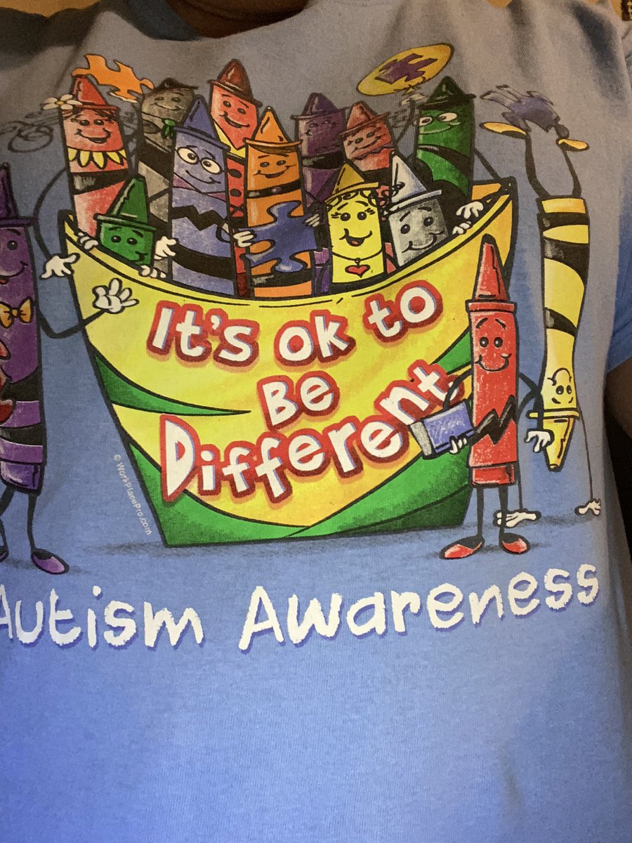 CarrRam2000's tweet photo. Celebrating the first day of Autism Awareness Week!  #MagnificentMindsMonday #Langleylegendspreadawareness #HatorCrazyHairDay https://t.co/VTdclmUoEJ
