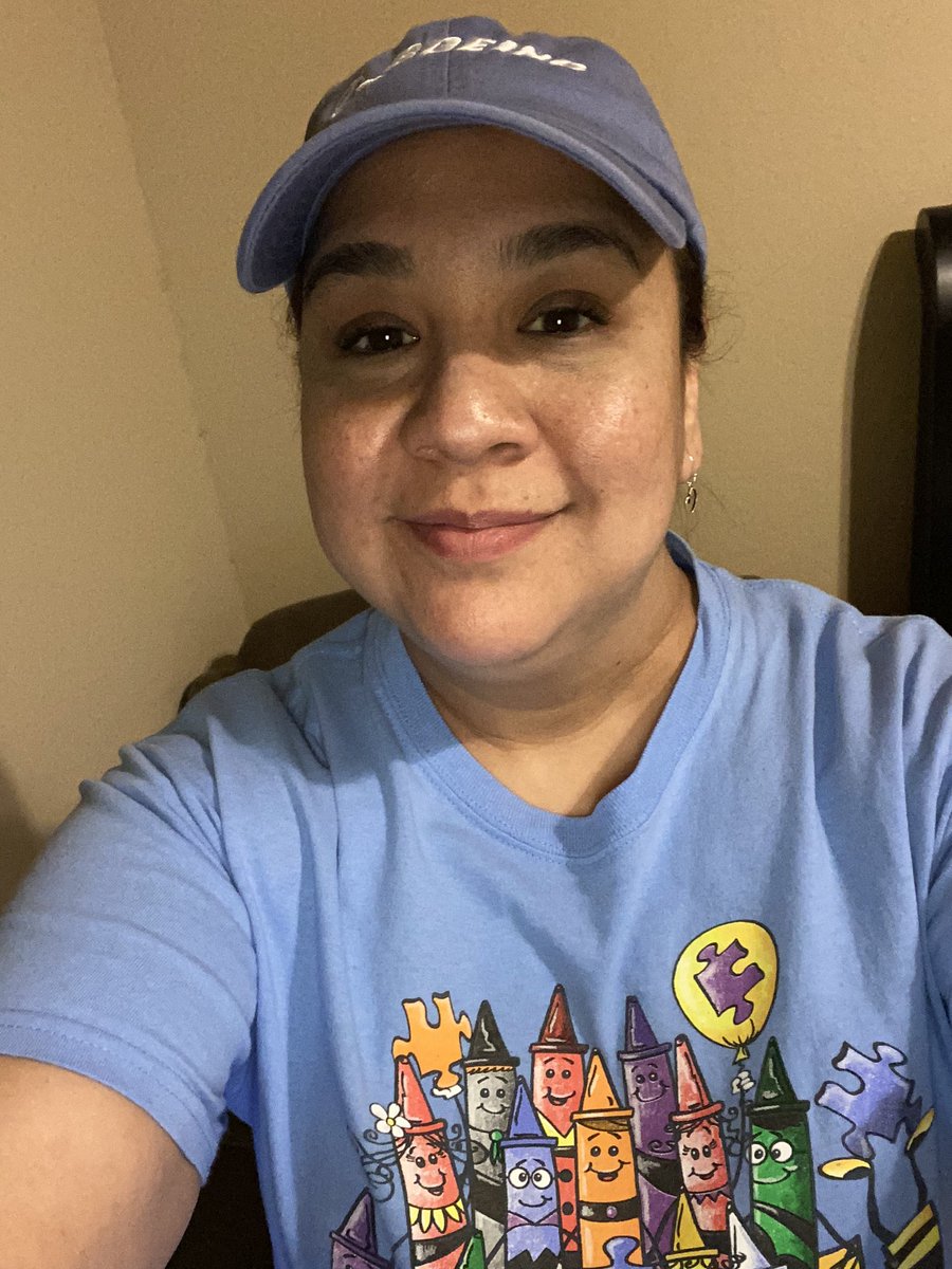 CarrRam2000's tweet photo. Celebrating the first day of Autism Awareness Week!  #MagnificentMindsMonday #Langleylegendspreadawareness #HatorCrazyHairDay https://t.co/VTdclmUoEJ