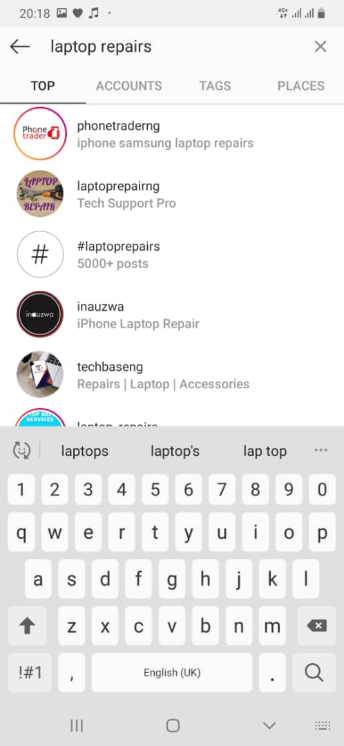 Laptop repairs instagram