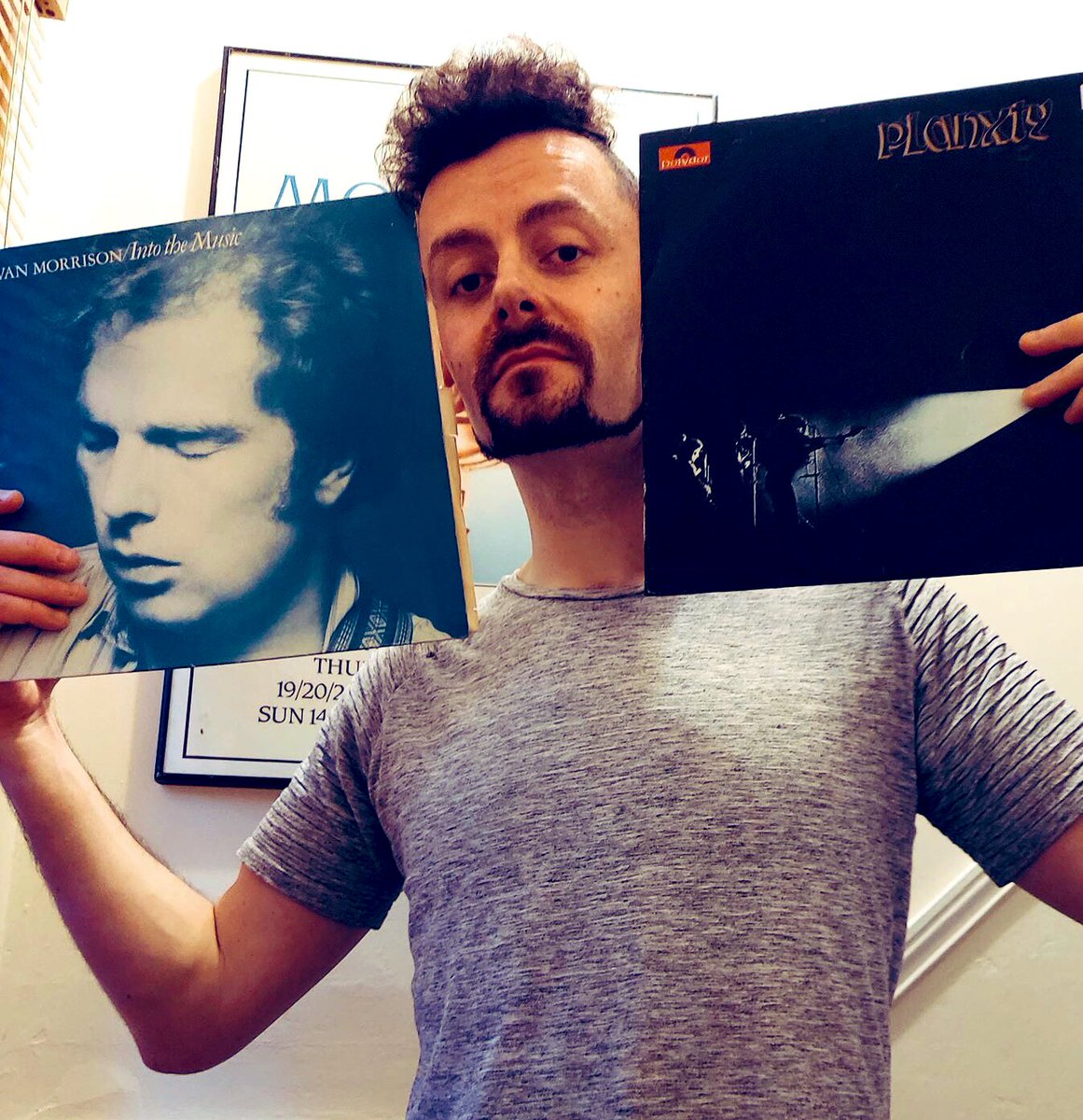 jamescramerIRL's tweet photo. I don’t have any tshirts of Irish bands but I’ve loads of records! So maybe we can get this trending in support of Irish artists. Post a pic of your favourite Irish records. Here’s mine,I’ll go big and I’d like to nominate @Hozier #HotpressMyLovelyRecords #HotPressMyLovelyTshirt https://t.co/QqBNBKbaaS