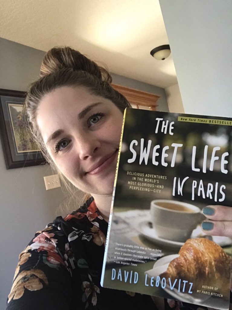 theangelaworley's tweet photo. Just started reading The Sweet Life in Paris in hopes it will inspire me to finally try baking some croissants (and other pastries) from scratch. #ankenyschools #VirtualSpiritWeek #HawksandJags @AnkenyShf @Ankeny_Hawks https://t.co/T3Dj4PMsAe