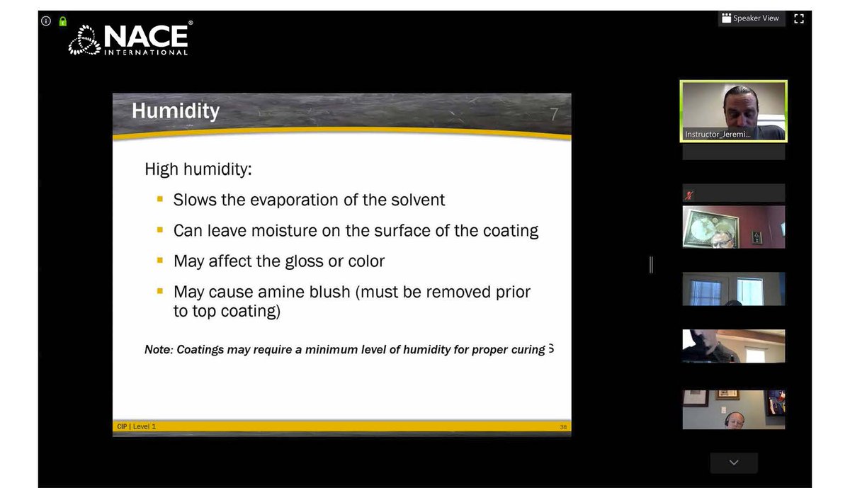 We launched CIP Level 1 blended learning this week.  Our first class sold out in less than a week and to quote the instructor "It's awesome".  To learn about additional awesome classes my.nace.org/education/cour…
<a href="/NACEtweet/">NACE International</a> #virtualtraining #education