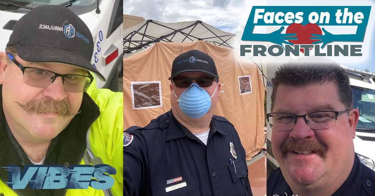 We want to 👏thank and share photos of @TVBWF chairmen, volunteers & board members who are first responders & in medical services during the Covid-19 fight. Meet Robert Carter, board member of #tvbwf2020. #FacesontheFrontline. ❤️Thanks Robert.🚨 😷