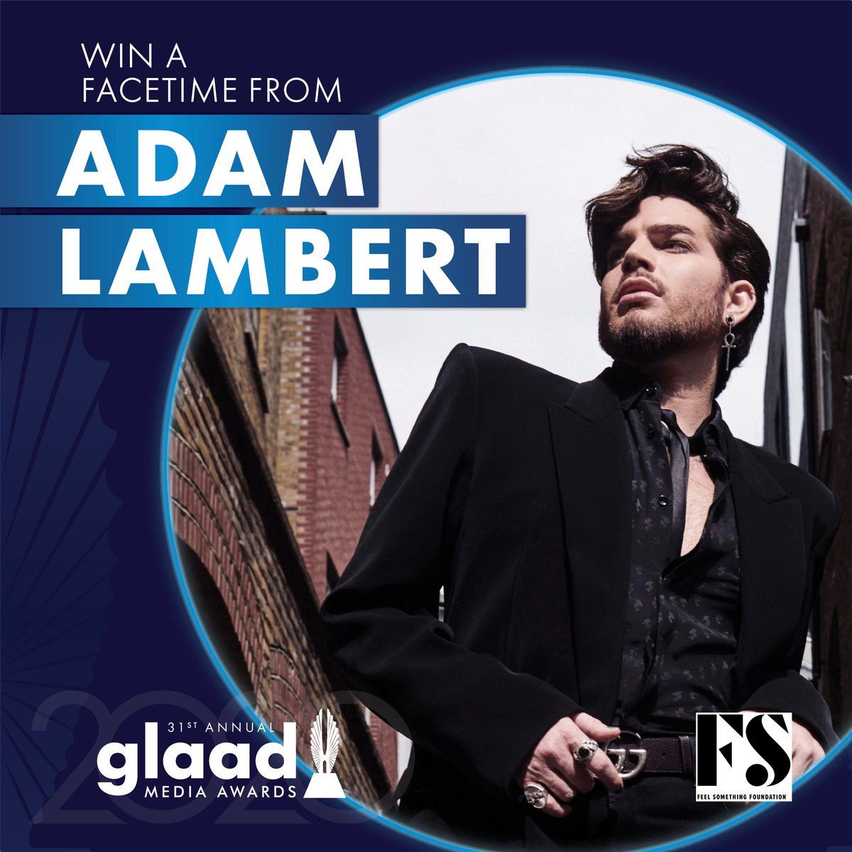 Do you want to FaceTime with me? <a href="/FSFoundation_/">Feel Something Foundation</a> and @GLAAD are working together to make sure we are taking care of our LGBTQ community, especially throughout this crisis. Each donation of $20 is an entry to win! Winners will be selected by April 6th glaad.nationbuilder.com/adam_lambert