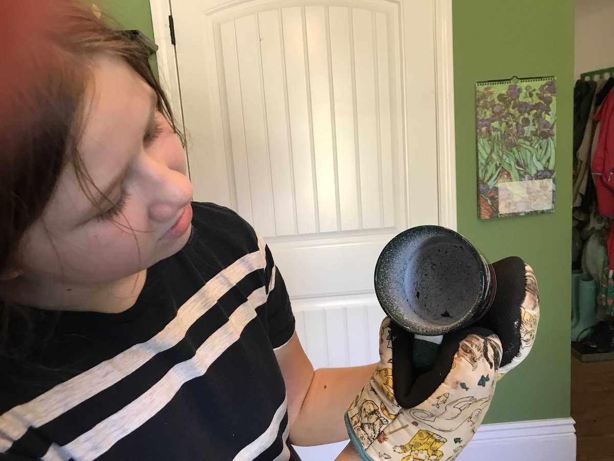 EmilyvanSchenkh's tweet photo. Where did the water go lab! Thank you to FMS &amp; @MsKHemken for all of the activities to help us home school! @BethHouf @EricaJHogan @FPSHornets #FultonProud #science https://t.co/StuGoLTGnN
