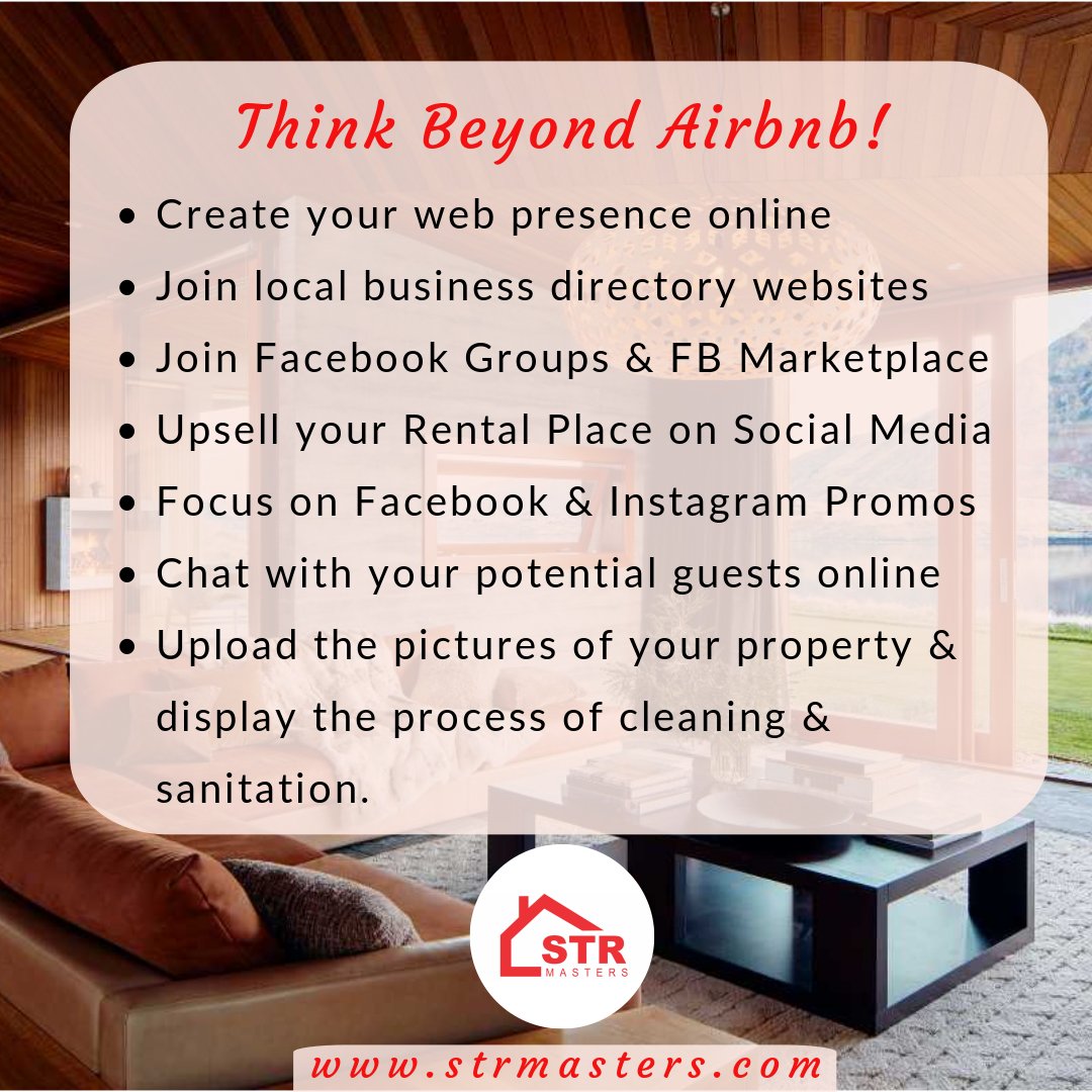STRMasters's tweet photo. Join Short Term Rental Entrepreneurs from worldwide Connect with #STRMasters today - https://t.co/egQzBW9a4d
.
#thinkbeyondairbnb #airbnb #airbnbhelp #shorttermrental #propertymanagement #rentalflats #rentalapartments #toronto #canada #bookingcom #vrbo #airbnbcollapse #strmasters https://t.co/TKrd8PWAkf