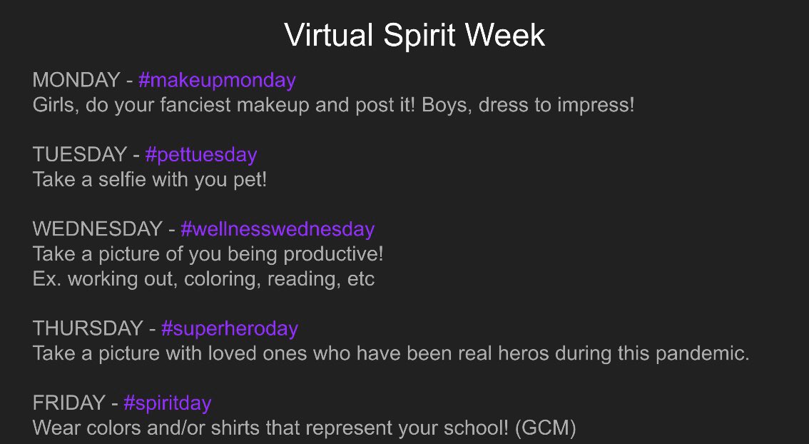 GCMPatsYearbook's tweet photo. TAG US &amp; USE THE HASHTAG! We want to see the GCM spirit!!!! https://t.co/DGZ03CrU1u