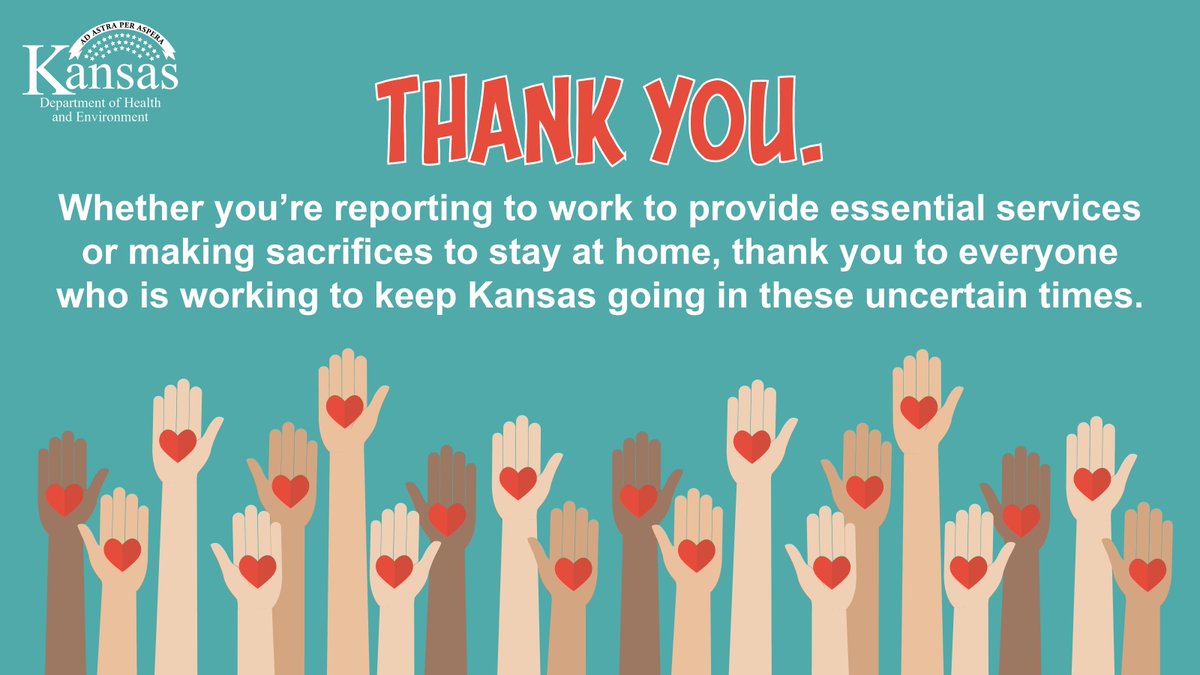 USD305's tweet photo. RT @KDHE: The sacrifices are real, but together we can do hard things. Thank you for doing your part to keep Kansans safe & healthy. #KansansCan #TogetherUsAll #StayHomeKansas https://t.co/pMxm65Nw3m