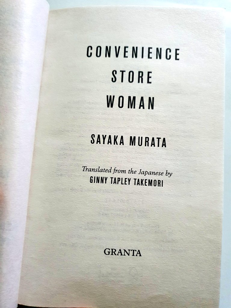 Book 10: A quirky book about a woman who doesn't fit in according to what the society considers normal but finds her calm as a convenience store worker. Equally funny and sad. A good short read.