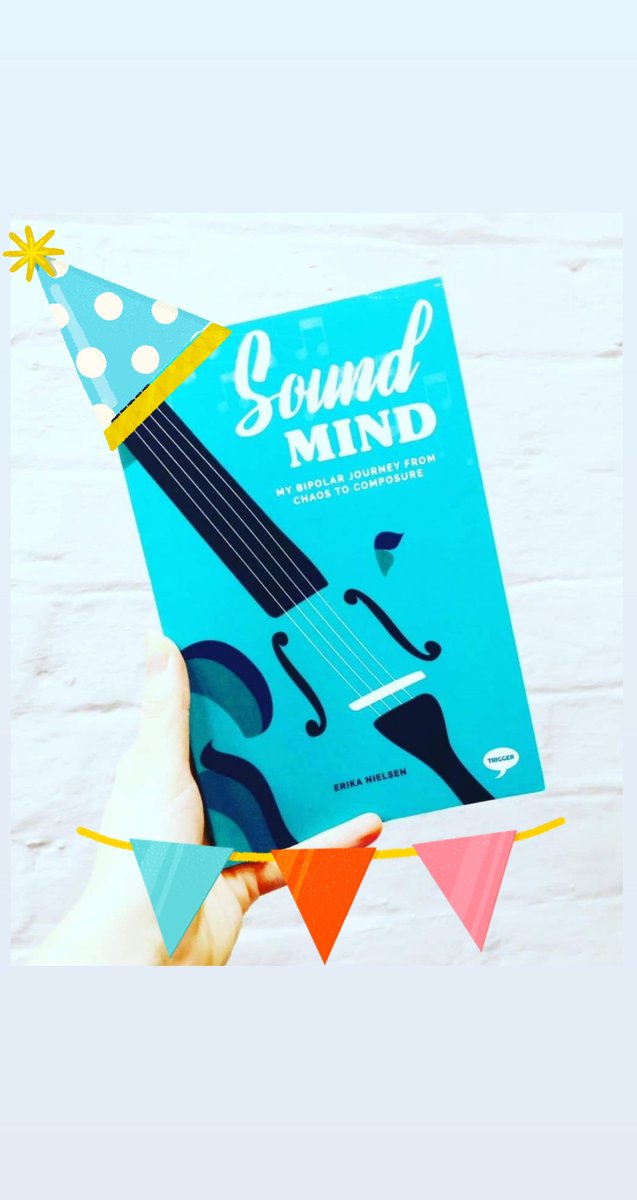 celloerika's tweet photo. ✨#SoundMind turns 1 on #WorldBipolarDay!🎉✨Giveaway on IG!
It's been quite a year, and I look forward to continuing to share my message of #hope, #mentalwellness and #selfcare as a professional #musician, #educator, #author and #speaker 💙 #bipolarSTRONG
 #cellistartistwriter https://t.co/ALbfqSTEnt