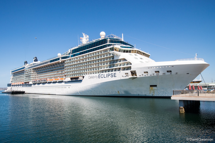 DavidHSwanson's tweet photo. Today in #SanDiego #CelebrityEclipse finally disembarked. The 14-night South America #cruise turned into 30 days after the @CelebrityCruise was refused docking in Santiago, Chile. Fortunately, all passengers and crew reportedly #coronavirus-free. https://t.co/WCSiC3WDWt