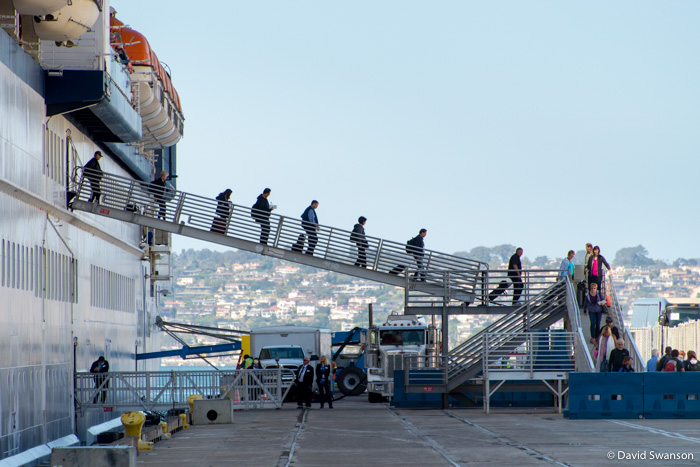 DavidHSwanson's tweet photo. Today in #SanDiego #CelebrityEclipse finally disembarked. The 14-night South America #cruise turned into 30 days after the @CelebrityCruise was refused docking in Santiago, Chile. Fortunately, all passengers and crew reportedly #coronavirus-free. https://t.co/WCSiC3WDWt