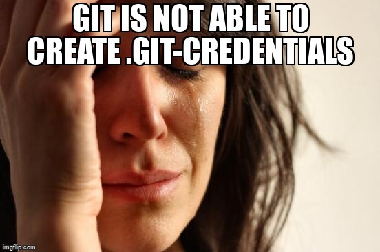 overflow_meme's tweet image. git is not able to create .git-credentials stackoverflow.com/questions/6091… #clion #msys2 #mingww64 #git
