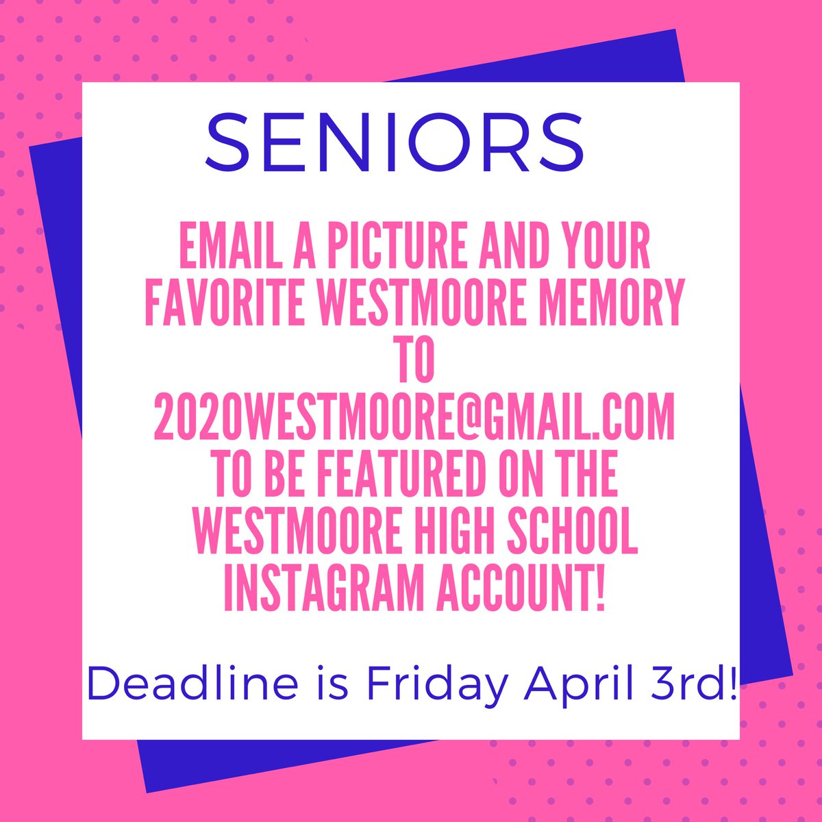 Don’t forget to join in on this new tradition! Please make them school appropriate!