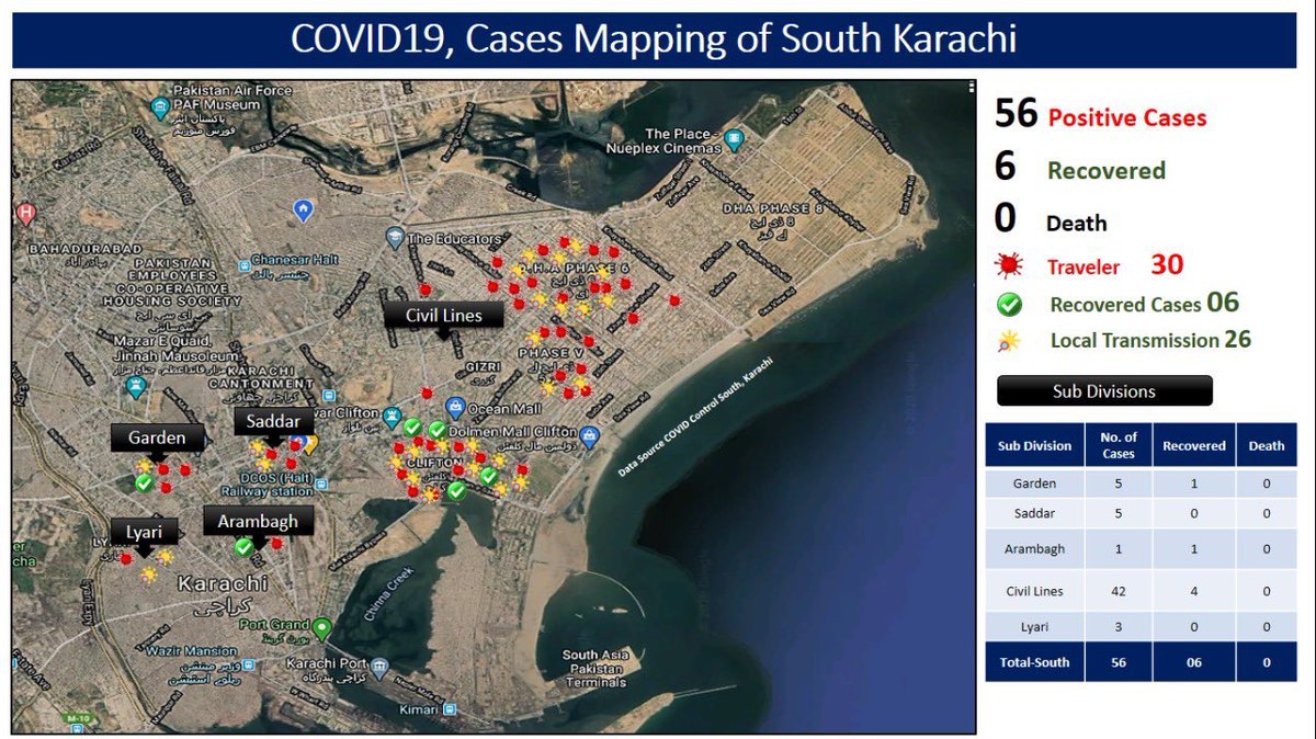 Aram Bagh Karachi Map Deputy Commissioner South Karachi On Twitter: "#Covid_19 Infographics  District South Karachi. 21 Cases After #Lockdown +35 Before Making 56  Positive. 6 Recovered. #Stayhomesavelives #Social_Distancing  #Coronafreepakistan Https://T.co/6Ugcz9Fqe3" / Twitter