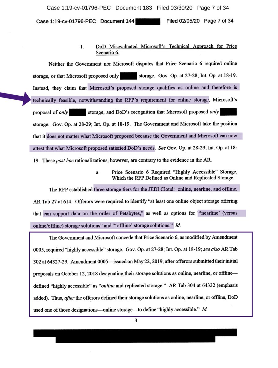 HOLY SHITTLESTIX - has a reporter asked  @EsperDoD if  @POTUS preemptively offered a pardon to him for breaking FAR and jeopardizing OUR COUNTRY’s NATIONAL SECURITY re JEDI contractThis was filed under seal on 2/5/2020 TODAY it was made quasi-available https://ecf.cofc.uscourts.gov/doc1/01503668695?caseid=40037