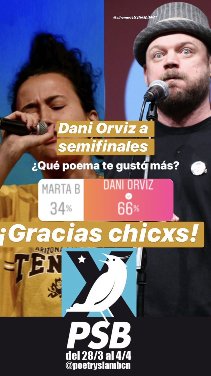 Dani Orviz <a href="/leinadzivro/">Dani Orviz</a> a semifinales . Gracias chic@s 😉