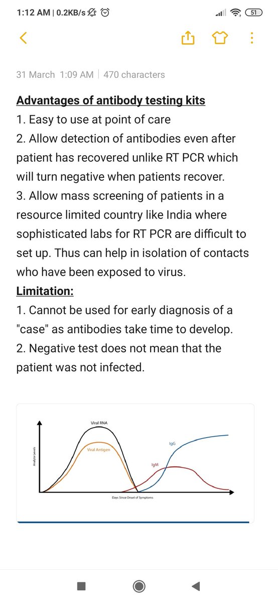 Antibodies based test are easier to conduct,more or less like pregnancy test kits, but the sample here is serum. So high level of expertise and sophisticated labs are not required.They can be done at point of care i e at the same hospital where patient is admitted. T