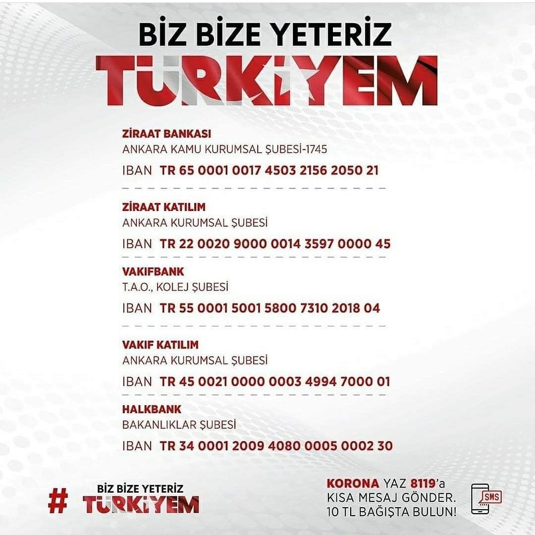Sayın Cumhurbaşkanımızın da katılımıyla başlattığı kampanyayı canı gönülden destekliyorum.
Gücü ve imkânı olduğu halde yapmayanlara ne diyebiliriz ki?
Bu vicdan ve insani duygular barındıran bir durumdur. Bunun da her insanda olmasını elbette bekleyemeyiz
#BizBizeYeterizTürkiyem