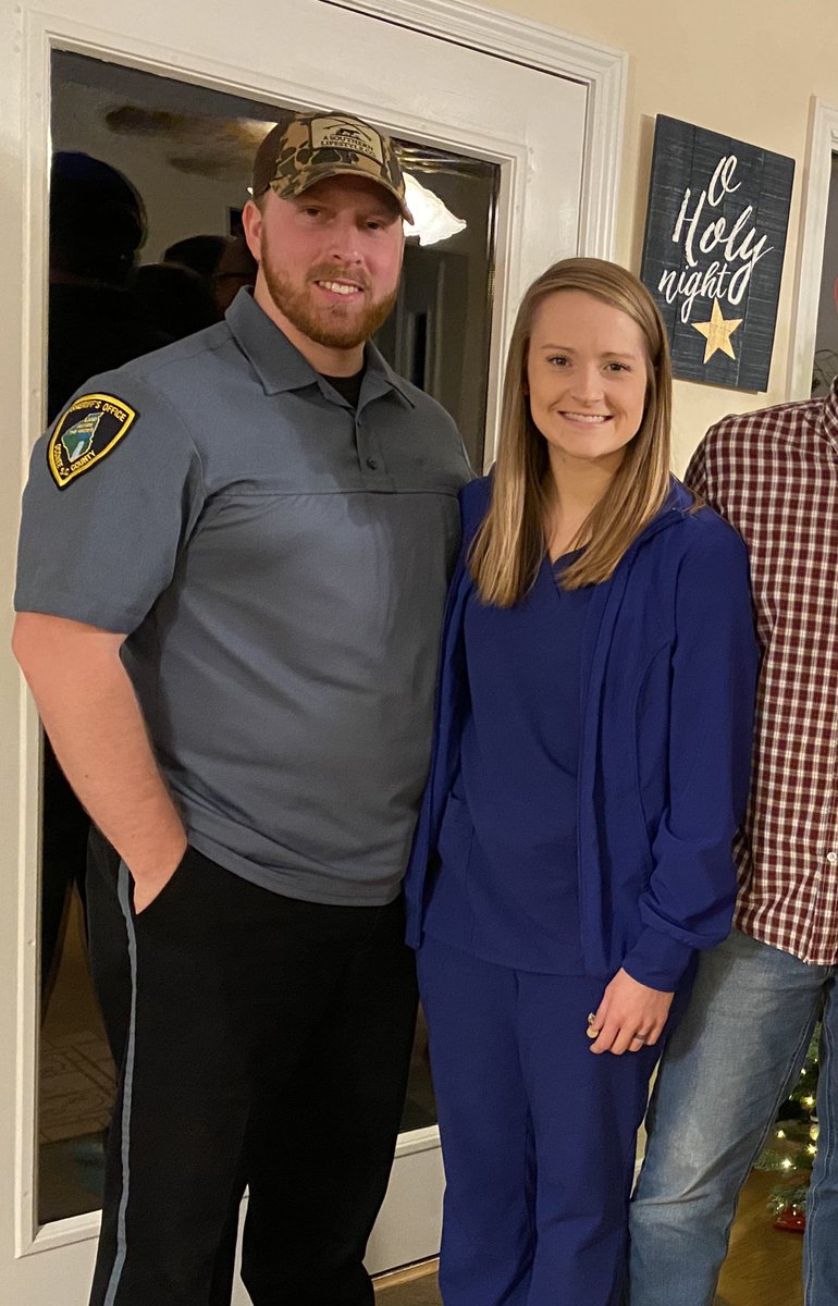 LBarker94's tweet photo. I’m so thankful for these 2 who put their lives at risk for all of us. They don’t “have to work from home” like I’ve heard so many complain of. So many people are still hanging out with friends and going unnecessary places and they are the ones putting my daughter and “son” at https://t.co/cQIOxw4zEu