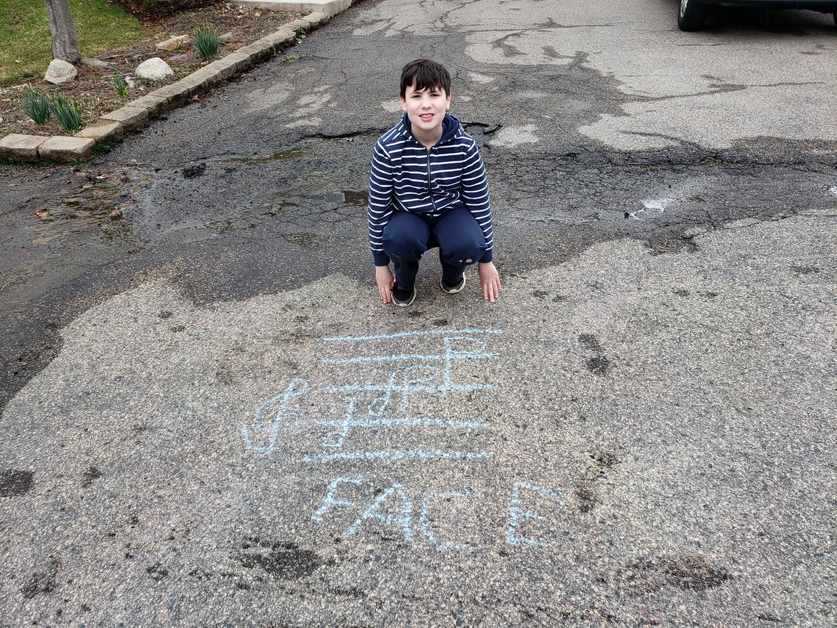 Chalk Wars have begun! #hollistonenrichmentlearning <a href="/FredMillerHPS/">Miller Elementary</a> <a href="/ljayork/">Lori Anderson York</a> @miller_bands