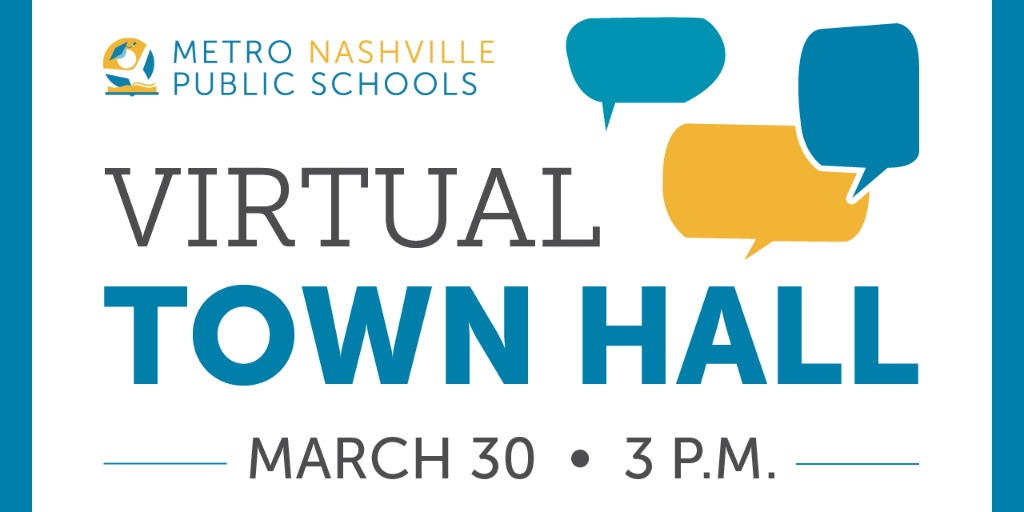 MetroSchools's tweet photo. Tune in to our Virtual Town Hall at 3 p.m. Here are all the ways to watch the livestream: https://t.co/RVC9pPgMR7 and https://t.co/ze48X6oyc5 https://t.co/4HVrKnw5Qa