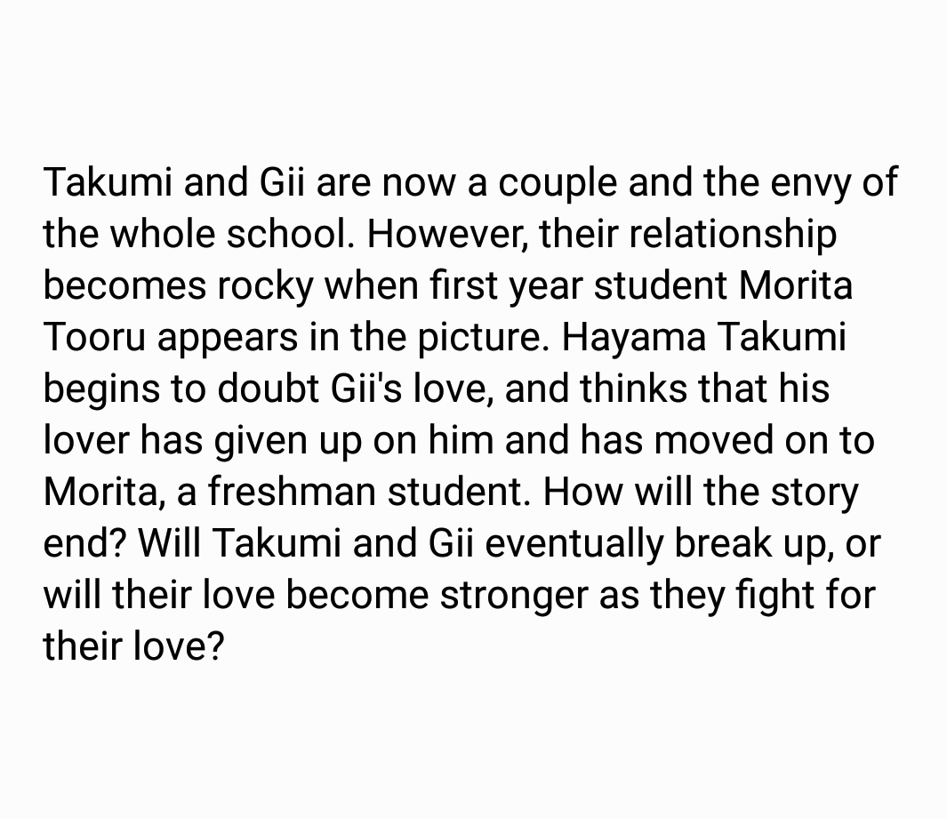 Takumi-kum series 2: Rainbow Colored GlassYear : 2009Country : JapanType : movie