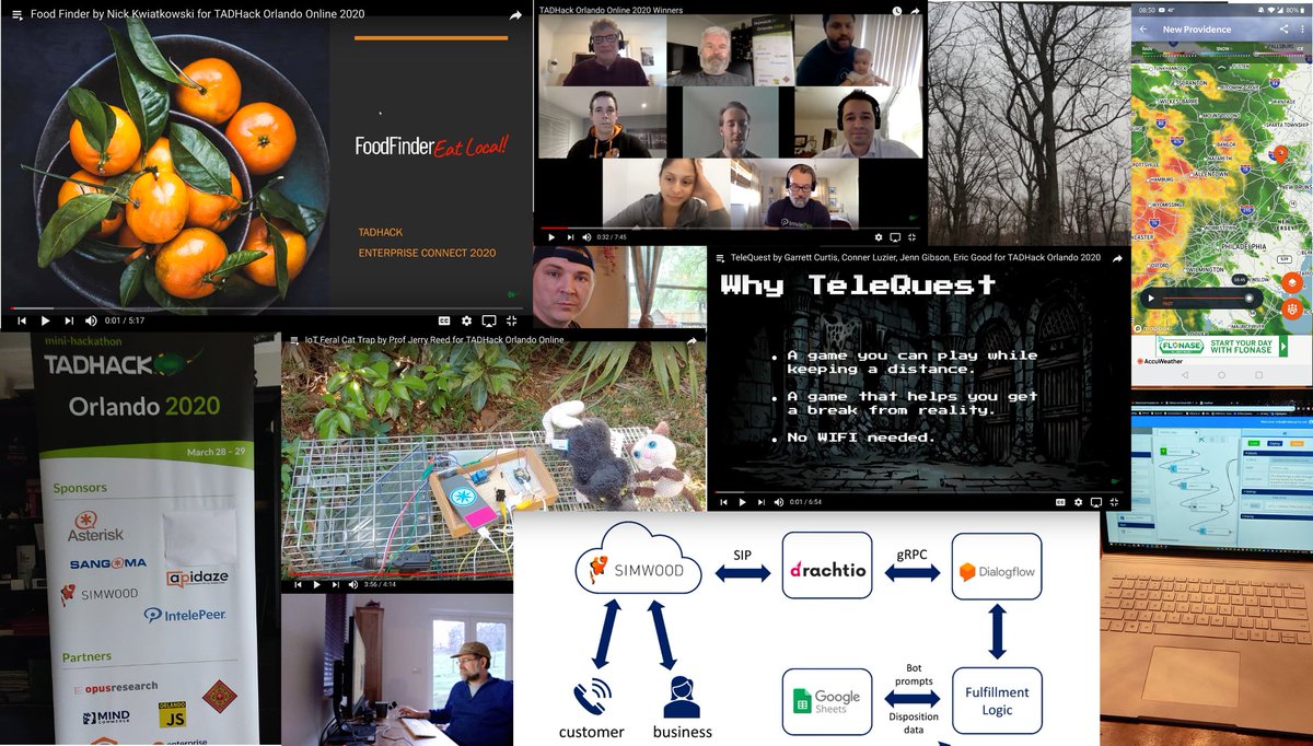 Alan_Quayle's tweet photo. Thinking about @TADHack #Orlando #Online 2020

https://t.co/QJ22qt5kWw

Some reflections on the impressive results achieved thanks to @IntelePeer @apidaze @AsteriskDev @SimwoodeSMS @voipinnovations @Sangoma 

@enterprisecon #virtualevent @MindCommerce @dnm54 #hackathon @Avaya https://t.co/Ly1BkOwOCy