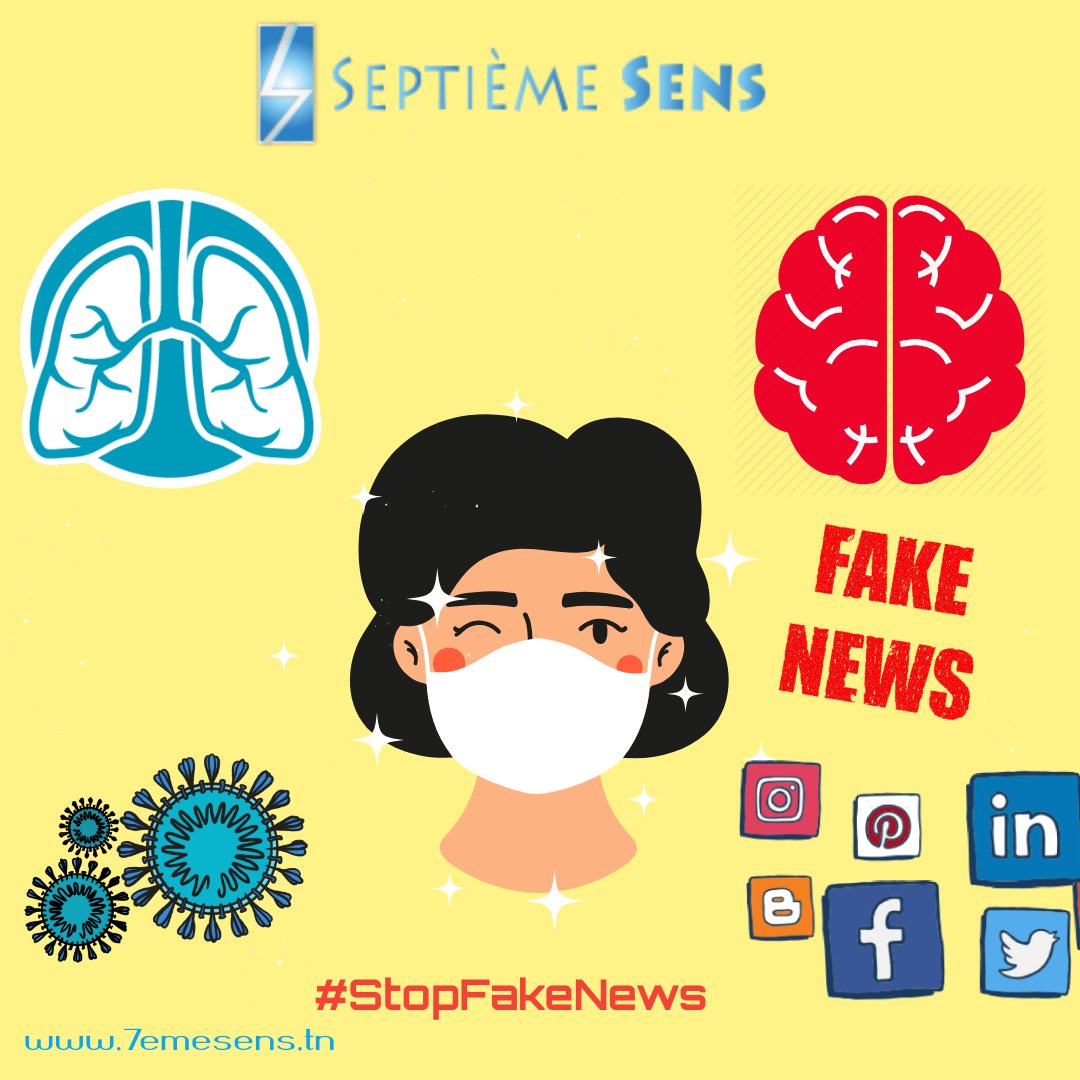 7SensCom's tweet photo. En cette période de confinement contre la propagation du Covid19 , protégeons nous contre les Fake News 📰 https://t.co/L9bNNcITaC