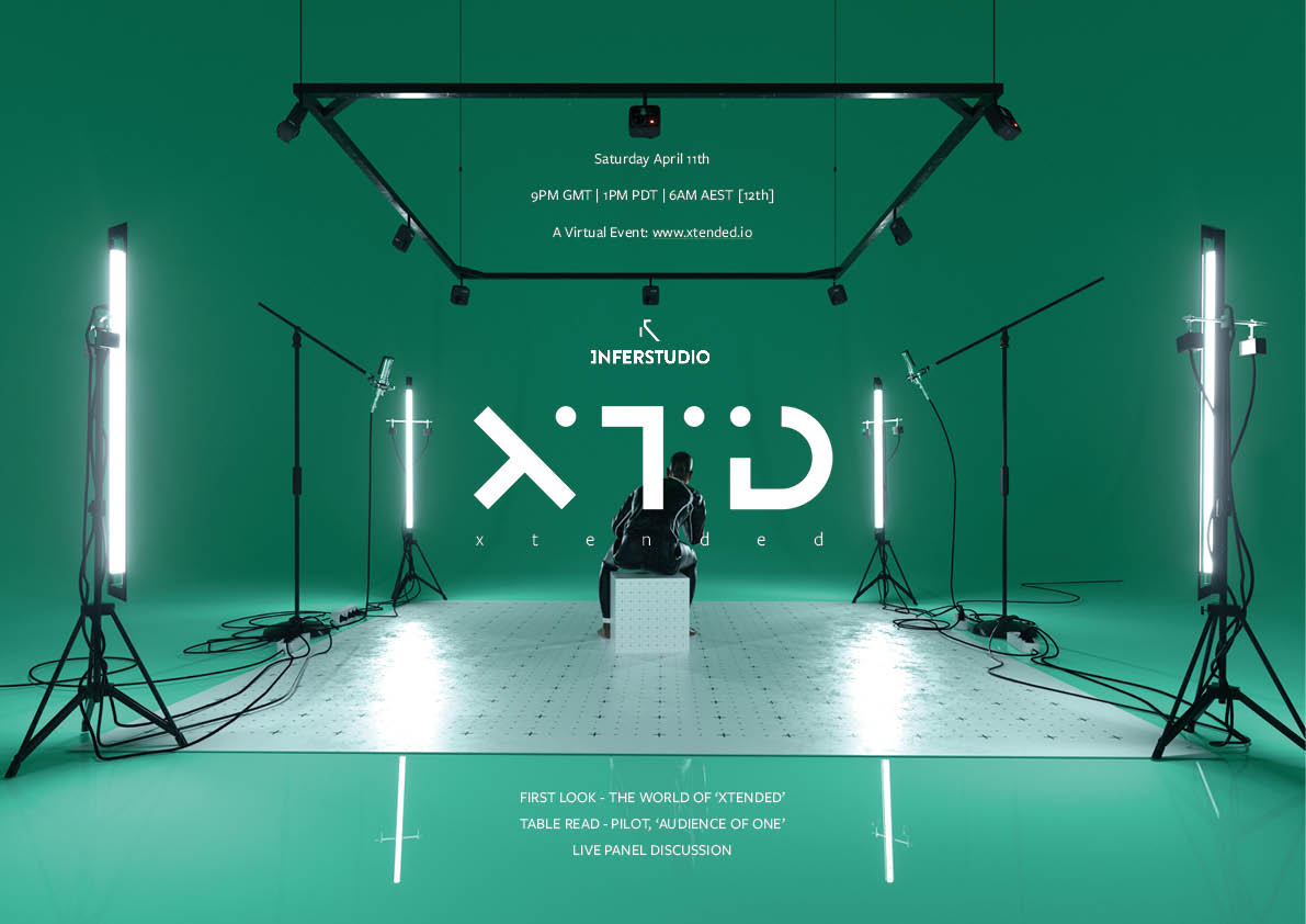 Join us for a #virtual #script reading and live discussion about a new #narrative #film anthology - looking at the impact of #XR #technology  on human intimacy. Saturday 11th April, 9pm GMT | 1PM PDT - see xtended.io for  link 
#worldbuilding #shortfilm #AI