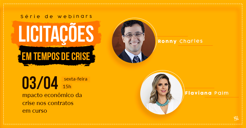 effectisistemas's tweet photo. O último webinar da série especial sobre as Licitações em Tempos de Crise será com o Advogado da União, Ronny Charles (@ronnycharlesadv) e a Advogada e Contadora Flaviana Paim (@flavianapaim) vão bater um papo sobre o impacto econômico da crise nos contratos em curso.😉

#effecti https://t.co/rOx6z8H9eG