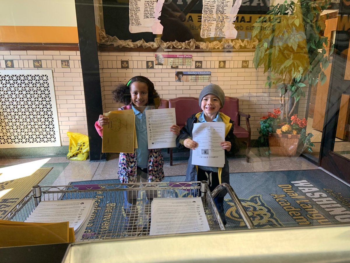 WashingtonSD89's tweet photo. Although Virtual Spirit Week is over, WILDCATS are full of school pride every day! Take a look at these two darlings who stopped by WDLA to pick up eLearning packets in their school uniforms ❤️!
#D89Community #D89Bilingual #WildcatsROAR https://t.co/PjQlOzmGc0
