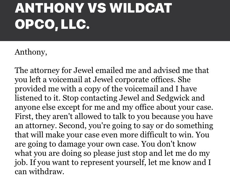x8}Anthony Brito{8x on Twitter "Called the Sedgwick today and was