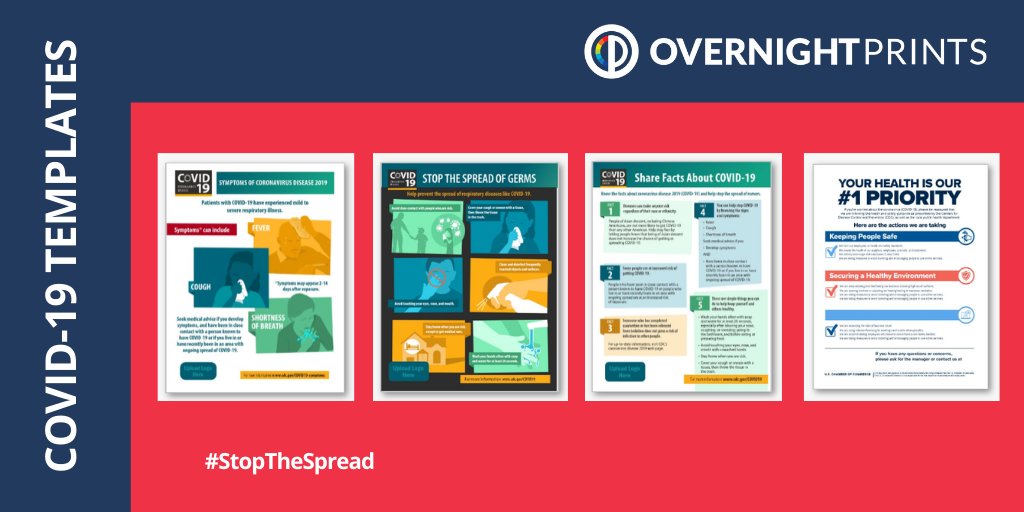 overnightprints's tweet photo. Our designers created FREE Covid-19 #postcard templates to help #StopTheSpread. *Info from https://t.co/Fch5Fh88MJ
✔️Upload existing or custom design ✔️Submit mailing list and ✔️Overnight Prints will stamp and mail your custom postcards for you! https://t.co/tM0K1ysWNP https://t.co/jf2BJXLVYq