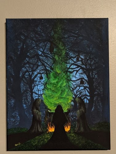 ashesartshoppe's tweet photo. "Hellbroth" is my newest acrylic painting and I love it! Feel like I'm finally, slowly improving! ~ Ash. L. https://t.co/QggjZpmRsM
#acrylicpainting #acrylic #ArtOfTheDay #dailyart #Dark #creepy #occult #originalart #femaleartist #Sacrifice #betrayal #SupportArtists https://t.co/YMRkP5RV4Z