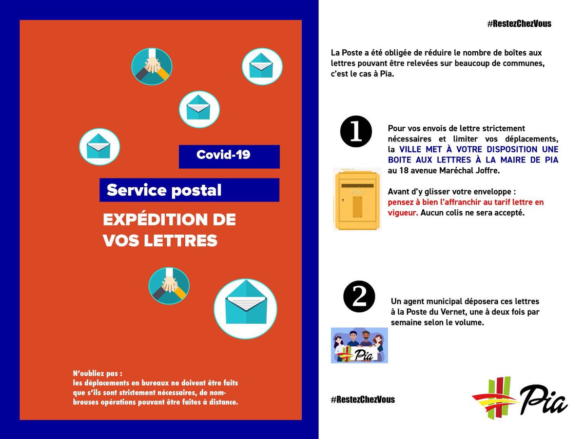 villedepia's tweet photo. #Covid_19 et #courrier une solution proposée par la Ville ⬇️ https://t.co/OY731L6aKS