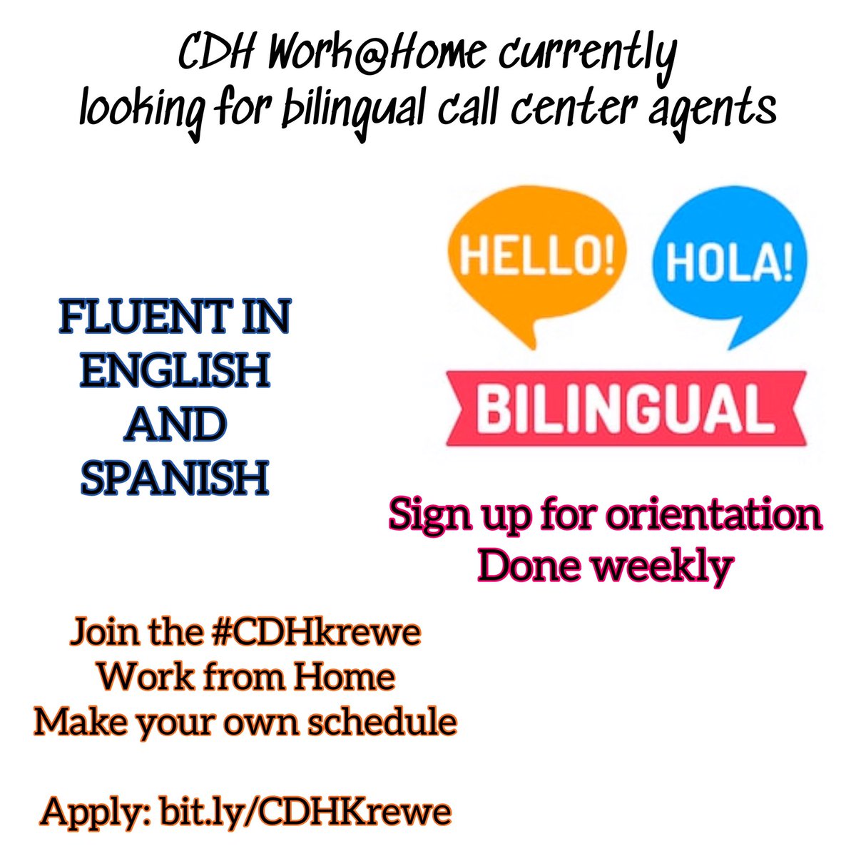 cdholistic's tweet image. #WorkFromHome #StayAtHome #MondayMood #Bilingual #English #Espanol bit.ly/CDHKrewe