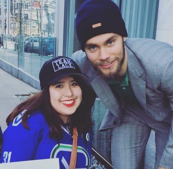 BlameTanev's tweet photo. I’ll always be #TeamLack 🥰💙💚 good luck with life after hockey bud! https://t.co/tHASgy5k3G