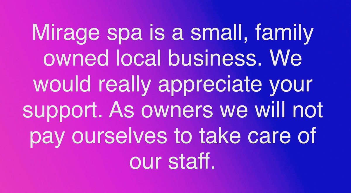 Miragespa_stl's tweet photo. All of your support goes to paying our staff. Help us make it through! Thank you! #supportsmall #supportstl #stl #314 #kirkwoodmo #hottub #stlouisgram #stlouismoms #localbusiness #showussomelove #COVID19 #MondayVibes #smallbusiness https://t.co/u3zyWfDgIY
