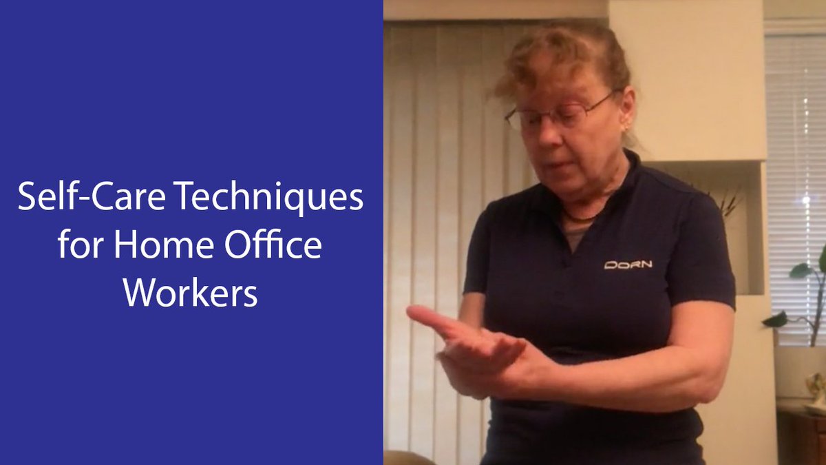 DornCompanies's tweet image. Working from home? 💻Got tension and pain in your back and neck😩? Take a look at these simple self-care techniques that will help to reduce pain and discomfort: youtu.be/q2_hnamNve0

#worksafety
#virtualworker
#HomeOffice 
#workingfromhome