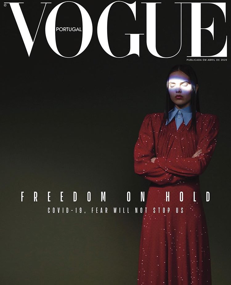 fasshionlover's tweet photo. April covers from Vogue Portugal • Freedom on hold https://t.co/aoZSkuvQKZ