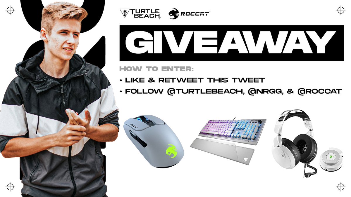 .@nrggg just partnered w/ @turtlebeach @roccat &amp; gave me some products to giveaway. I’m picking winners tomorrow. Goodluck! #ad