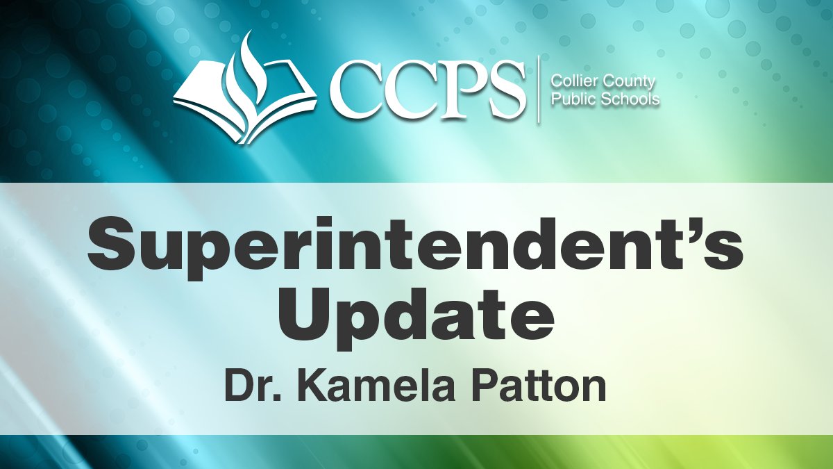 This week’s Superintendent's Update explains resources for parents, shows what staff are doing to support students, and explains ways to get common questions answered. Take a look...collierschools.com/Page/13799 #CCPSFamily