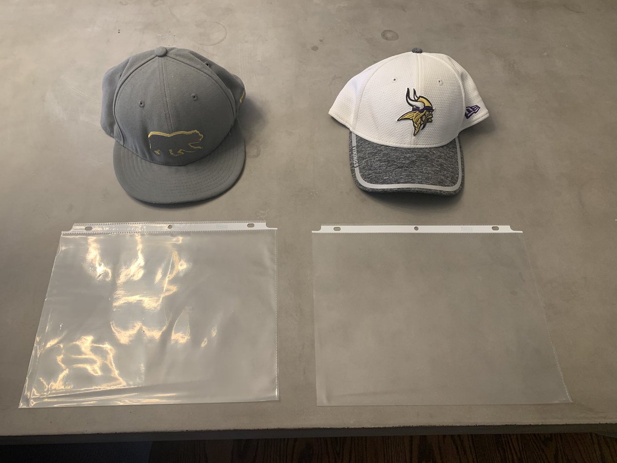 DearDrDora's tweet photo. @Yamiche Wondering if baseball caps and file folders might be quickly deployed as #faceshields https://t.co/gcjeB3NyzR