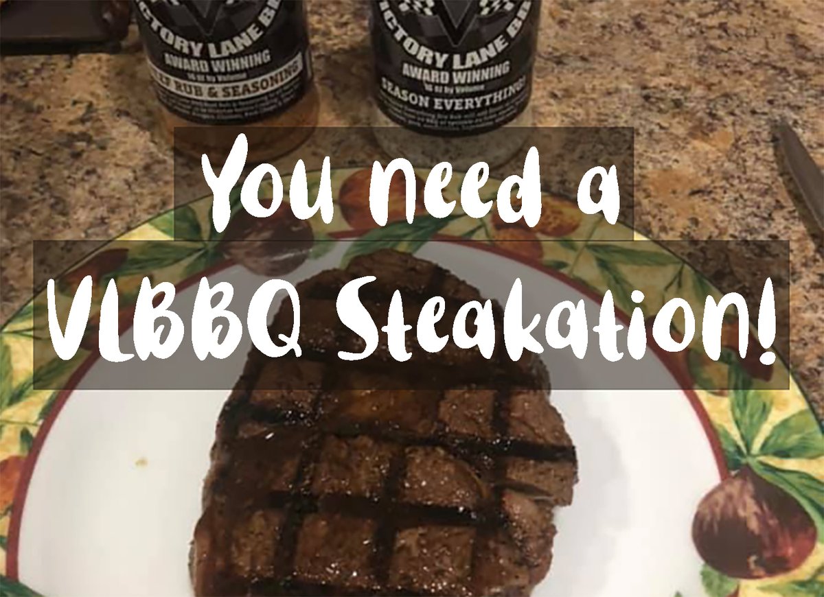 VictoryLaneBBQ's tweet photo. You deserve a Steakation!
Grill like the pros with VLBBQ Beef Rub &amp; Seasoning, VLBBQ Season Everything, a great piece of meat, &amp; some GrillGrates!  https://t.co/bI4OvwmPmn #beefrub#seasonall#vlbbq#SCA#Steakation https://t.co/aZKzmbng3R