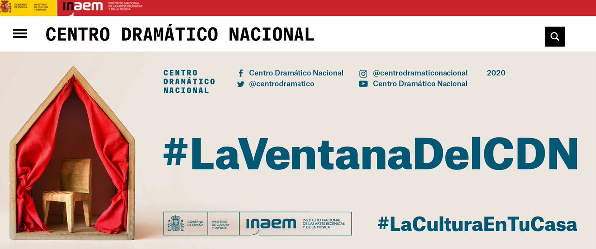 bloglacla's tweet photo. El @centrodramatico se sale con su propuesta de contenidos digitales para nuestra #ButacaDigital. Fueron pioneros antes de la reclusión y aumentan propuestas: podcast, oficios teatrales, quiz, obras... #LaVentanaDelCDN
Más info en https://t.co/rQxZt8DcGk https://t.co/O58T3j1zrA
